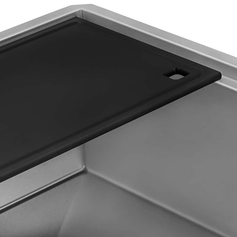Ruvati Hex Bottom 30-inch Workstation Scratch Resistant Kitchen Sink Stainless Steel - RVH8630