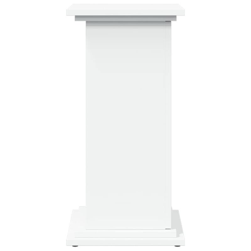 vidaXL Display Stand White Engineered Wood Medium Storage - 11.8 x 12.2 x 23.6 in