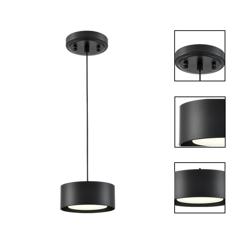LED hanging lighting black island lights acrylic, metal pendant lights