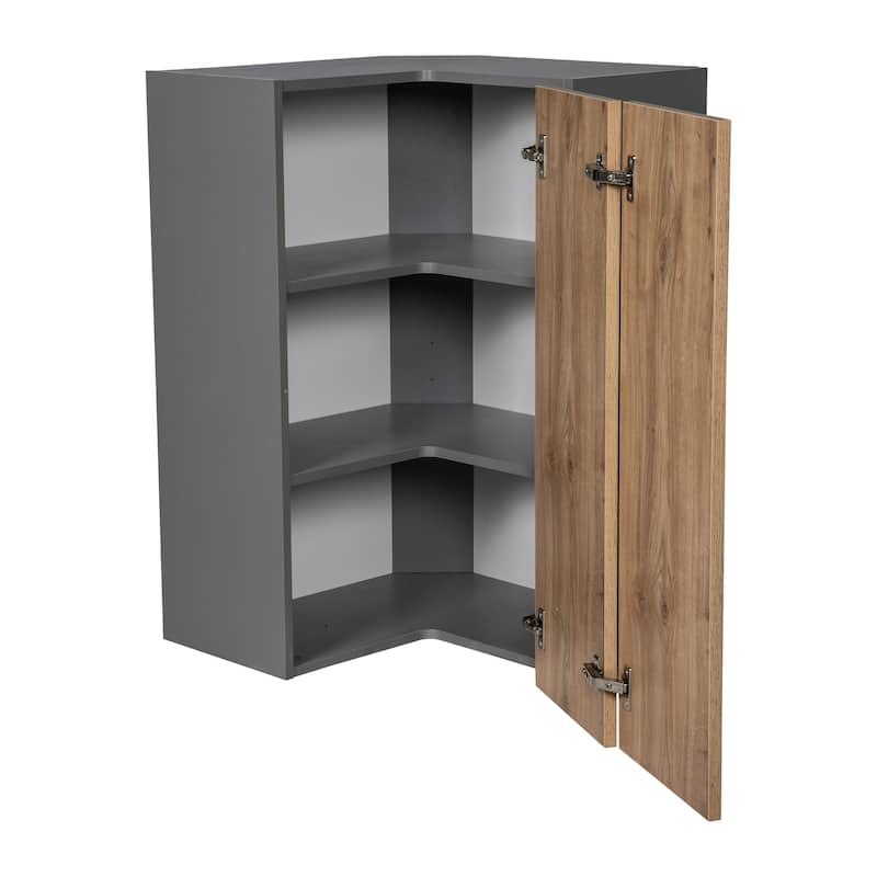 24" x 36" Wall Easy Reach-Double Door-Grey - 24 x 36 x 12