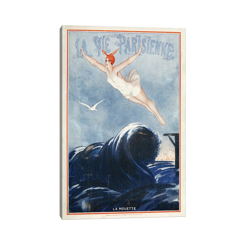 iCanvas "1923 La Vie Parisienne Magazine Cover" by The Advertising Archives Canvas Print