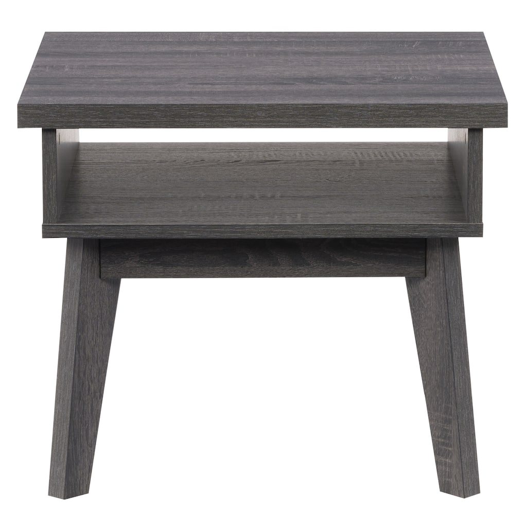 Hollywood Side Table with Open Storage