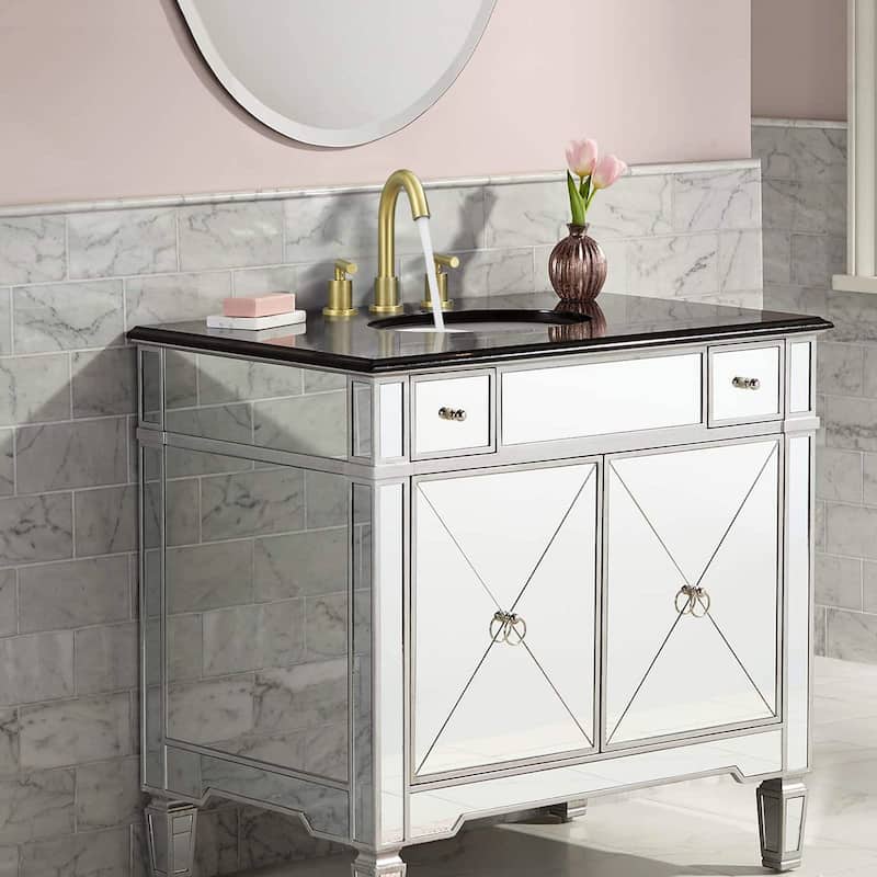 2 Handles Widespread Bathroom Sink Faucet 3 Holes Bathroom Faucet with Pop Up Drain Vanity Tap with CUPC Supply Hoses