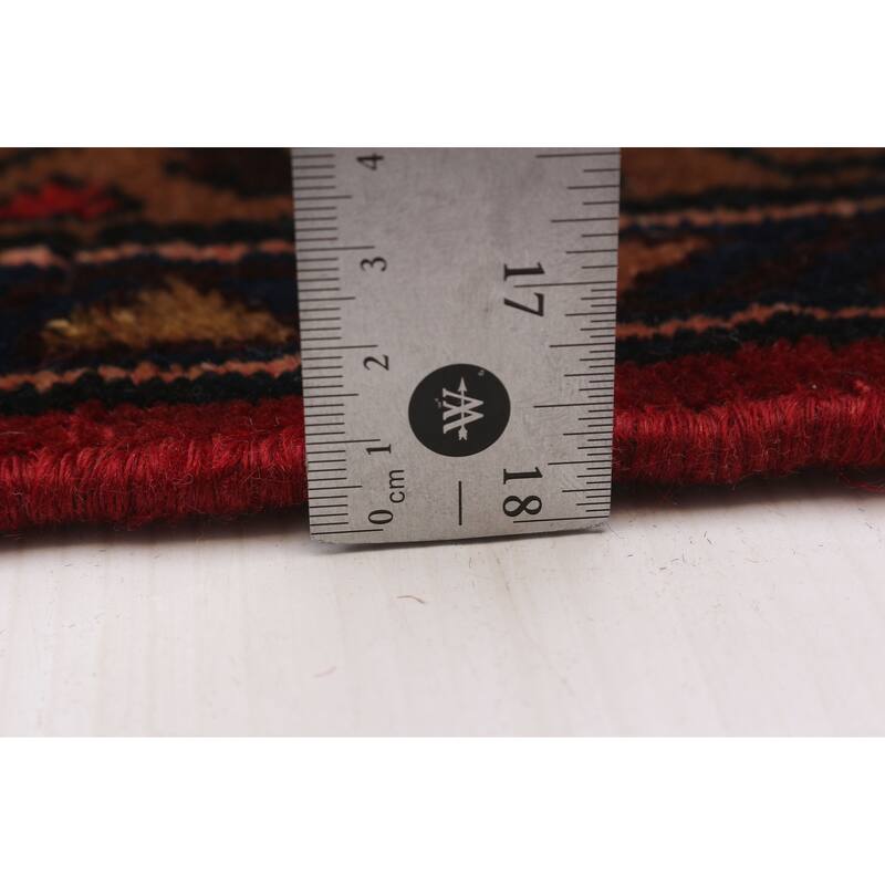 ECARPETGALLERY Hand-knotted Anadol Red Wool Rug - 3'7 x 10'0