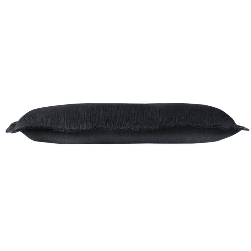 Sevita Solid Cotton Fringe Throw Pillow