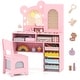 preview thumbnail 2 of 20, Costway Kids Vanity with Lights with 5 Drawers & 2 Compartments, - See Details Pink