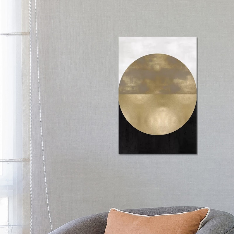 iCanvas "Gold Sphere" by Justin Thompson Canvas Print - 26x18x1.5