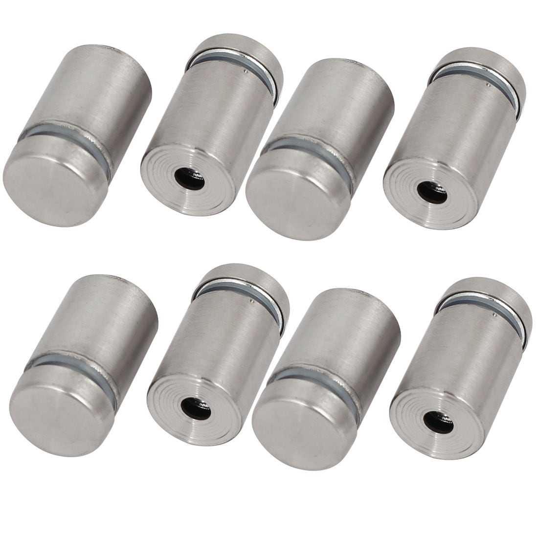 Unique Bargains16mmx27mm Stainless Steel Advertise Glass Standoff Pin Fixing Mount Bolt 8pcs Overstock