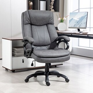 thumbnail image 2 of HOMCOM Ergonomic Mesh Office Chair With Lumbar Support – Gray, 265lb Capacity, Model 921-818V00GY 2 of 3