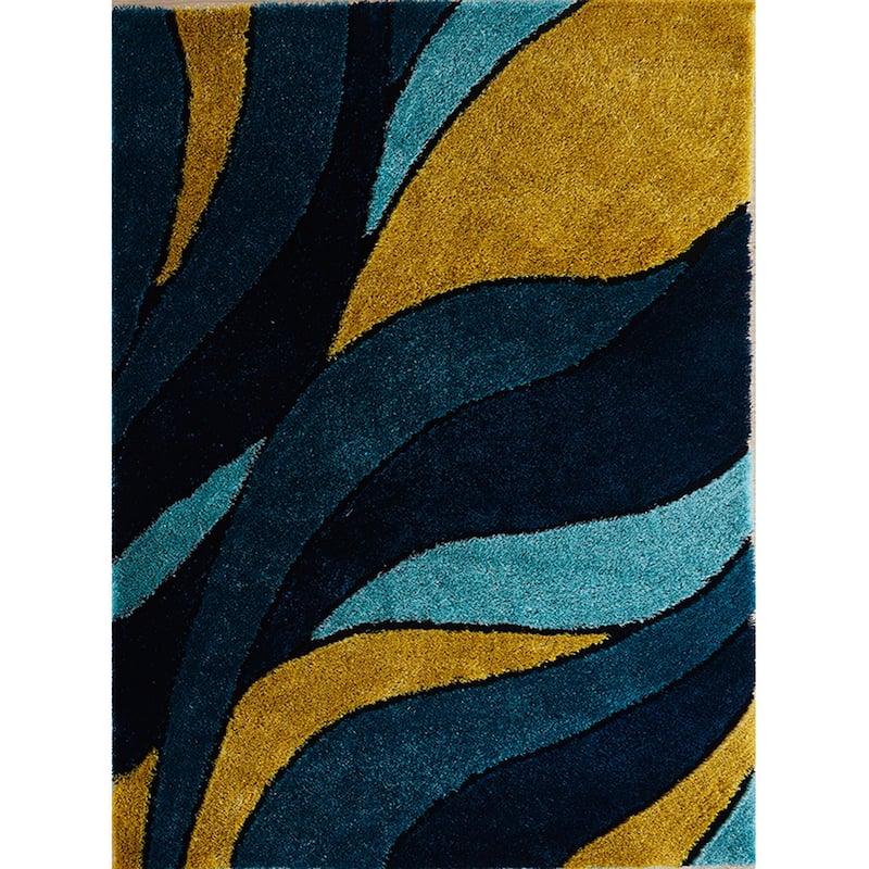 Soft Pile Hand Tufted Shag Indoor Area Rug（24" x 36"） - 2' x 3' Oval