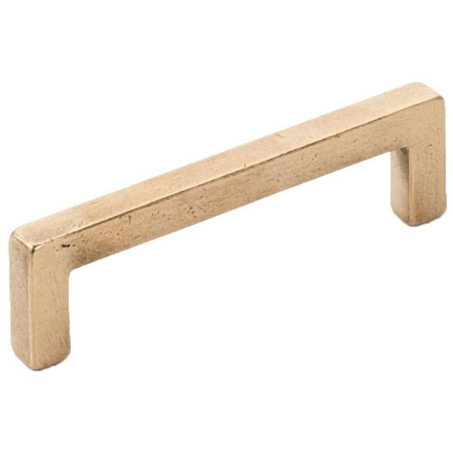 Schaub and Company Vinci 3-1/2" Center to Center Handle Solid Bronze - Natural Bronze