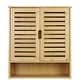 preview thumbnail 10 of 11, Bathroom Wall Cabinet Storage Organizer with Adjustable Shelf Double Door