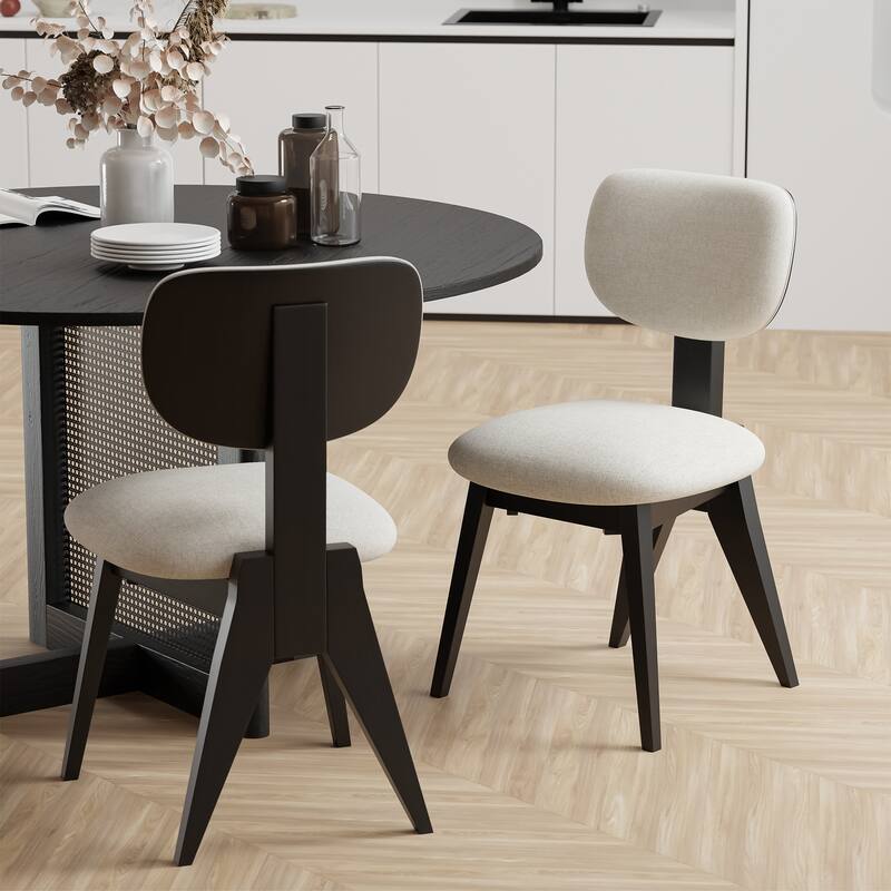 Lumioca Vivica Upholstered Modern Dining Chairs Set of 2