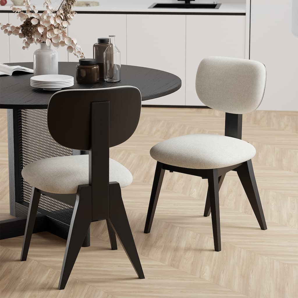 Lumioca Vivica Upholstered Modern Dining Chairs Set of 2