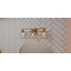 preview thumbnail 7 of 6, Gibson 3-Light Aged Brass Bath Light