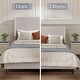 preview thumbnail 5 of 6, Upholstered Bed Frame with Wood Legs and Metal Support for Stability