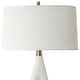 preview thumbnail 5 of 6, Uttermost Promenade White Table Lamp - 33.25" H X 18" W X 12" D