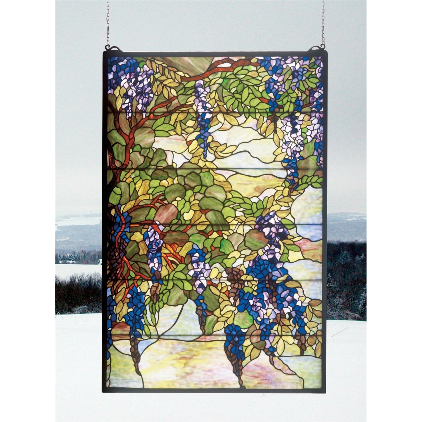 Meyda Tiffany Stained Glass Tiffany Window from the Classic Tiffany