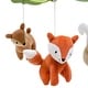 preview thumbnail 2 of 1, Lambs & Ivy Woodland Tales Multicolor Forest Animals Musical Baby Crib Mobile