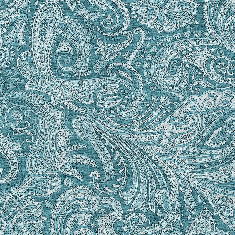 HomeRoots Paisley Transitional Rectangle Outdoor Rug