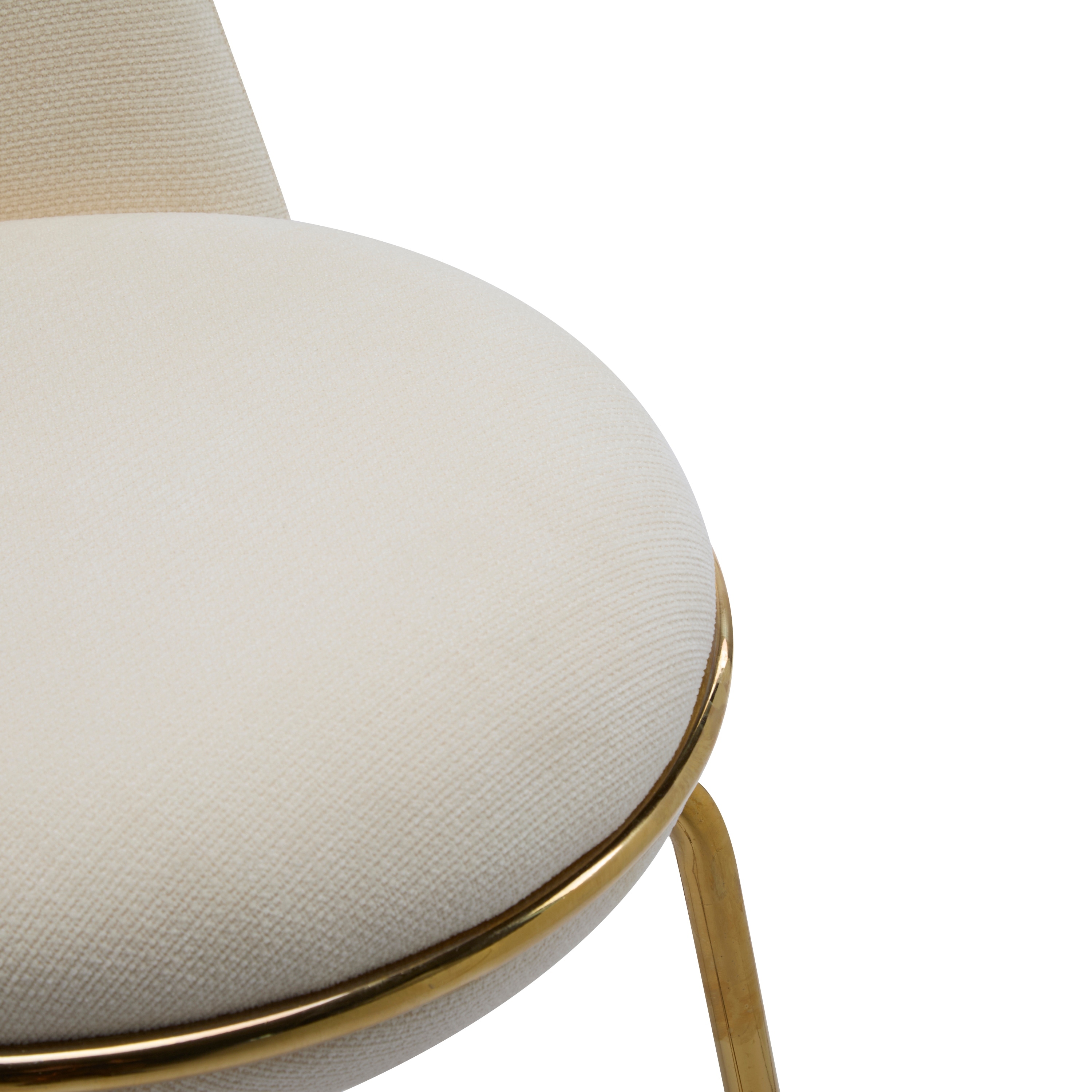 Metal Upholstered Barstool