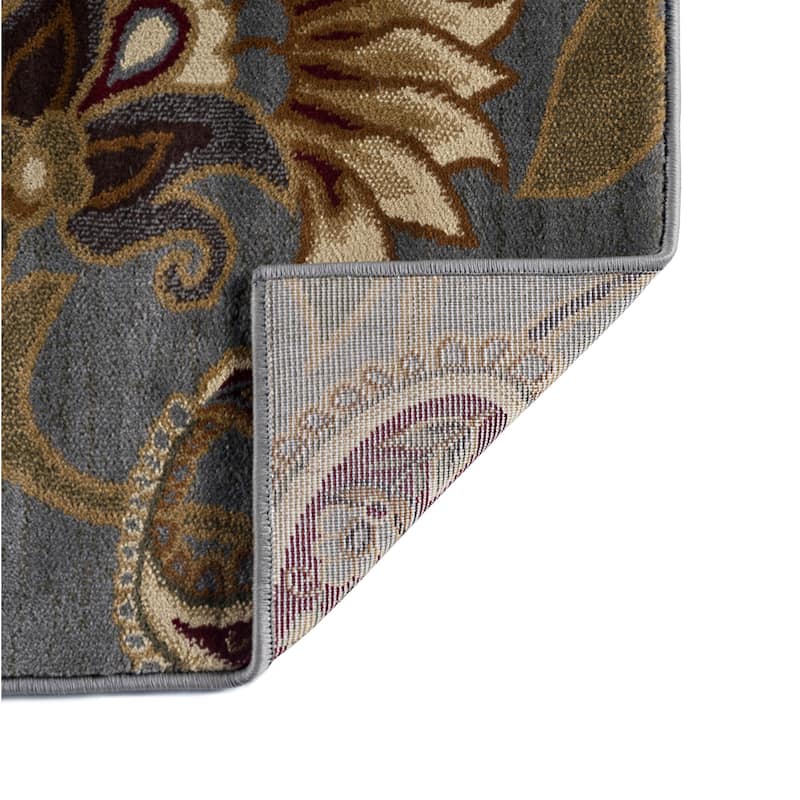 Infinity Transitional Floral Indoor Area Rug