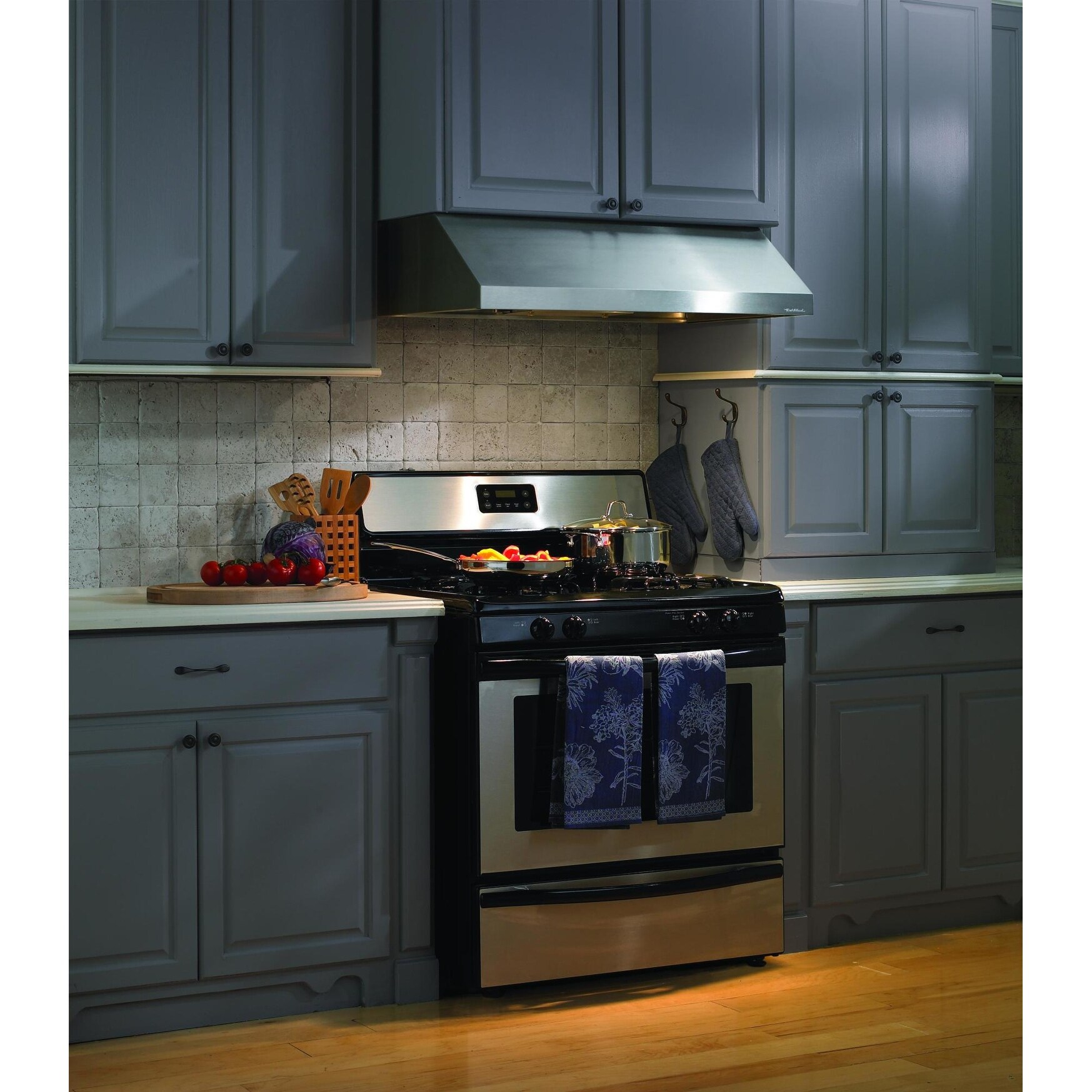 Vent-A-Hood PRH9-242 600 CFM 42 Under Cabinet Range Hood with Dual -  Stainless Steel - Bed Bath & Beyond - 17141884