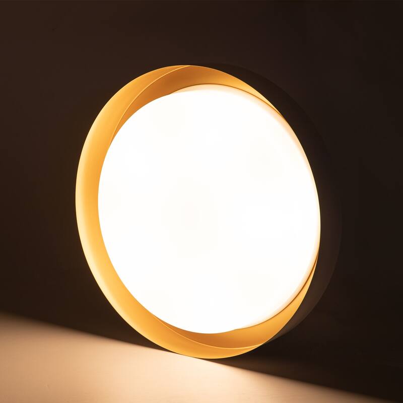 Modern Minimalist Round Drum Flush Mount Ceiling Lights