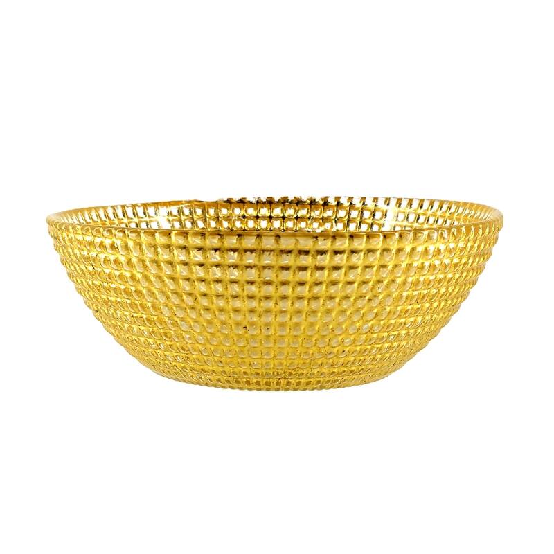 5 Inch Glass Bowls with Captivating Beaded Pattern Perfect for Both Casual and Formal Occasions