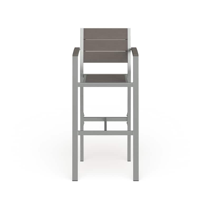 Beach Outdoor Aluminum Patio Bar Stool