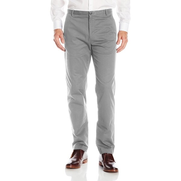 calvin klein straight fit stretch pants