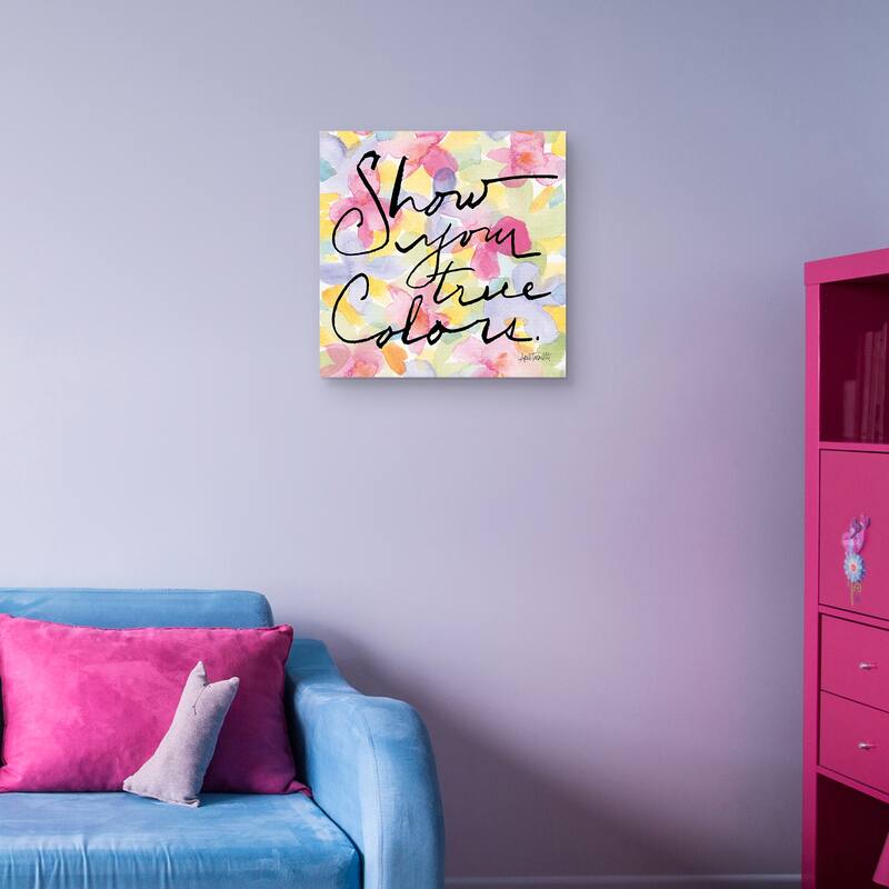 Show Your True Colors by Anne Tavoletti Canvas Art Print