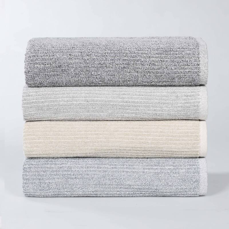 Superior Destin Viscose Cotton Blend Bath Towels, Set of 2