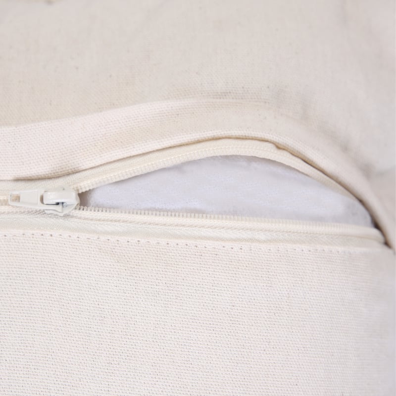 Sevita Guapo Casual Solid Stitched Edge Cotton Throw Pillow