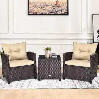 3 piece best sale patio conversation set