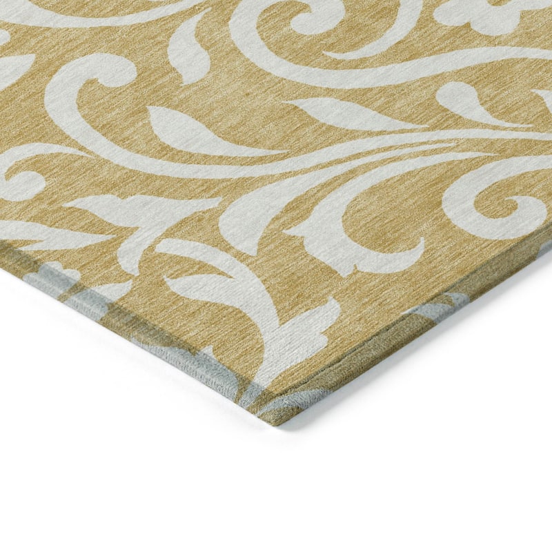 Machine Washable Indoor/ Outdoor Chantille Traditional Rug