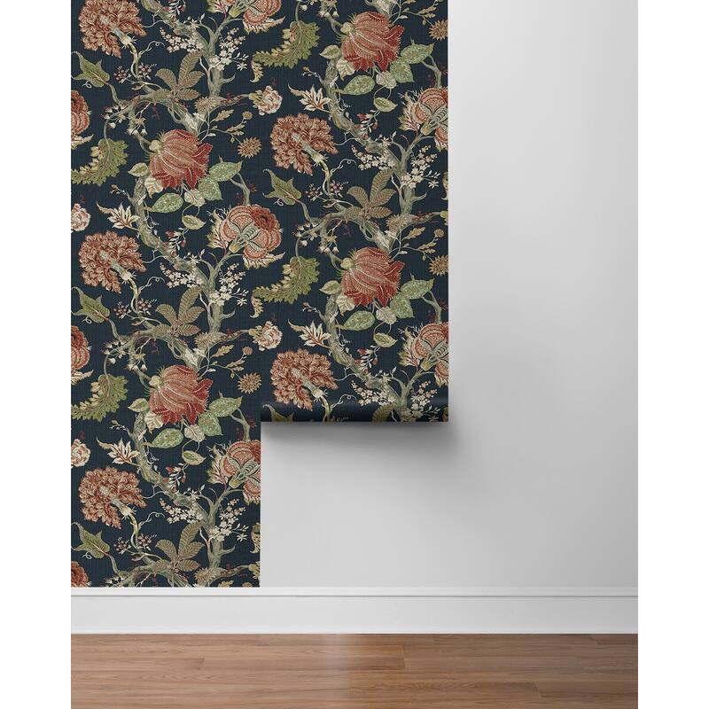 Harry & Grace Jacobean Trail Premium Matte Non-Woven Peel and Stick Wallpaper