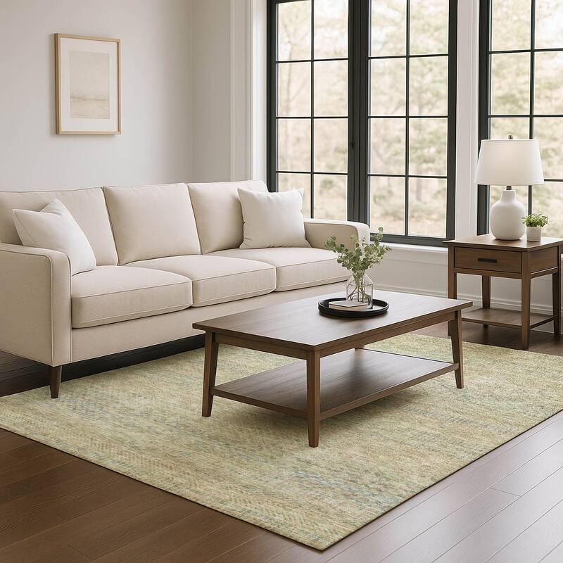 Premium Washable Super Soft Global Ombre Mayfield Rug - Beige - 5' x 7'6"