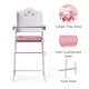 preview thumbnail 3 of 4, Olivia's Little World Princess 18-inch Doll Baby High Chair
