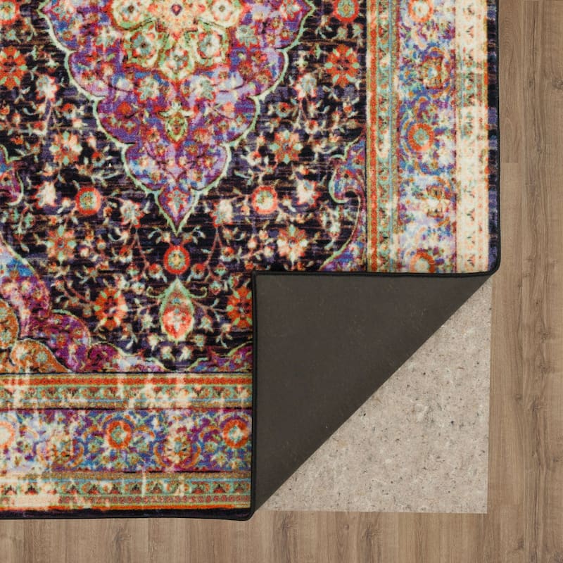 Mohawk Home Caspar Traditional Floral Medallion Area Rug