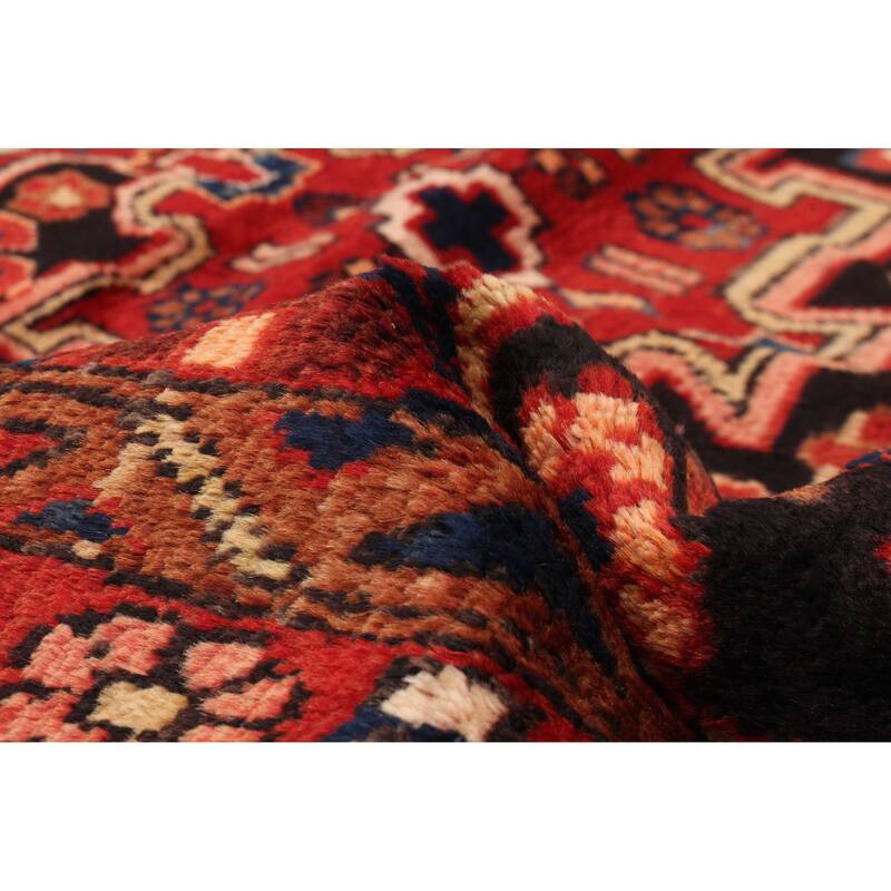 ECARPETGALLERY Hand-knotted Andelz Black Wool Rug - 4'5 x 7'10