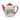 Certified International Christmas Gatherings Teapot, 36 oz. - 9" x 5.25" x 6.5"