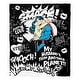 preview thumbnail 1 of 3, Warner Brothers Superman Many Kisses Silk Touch Throw Blanket