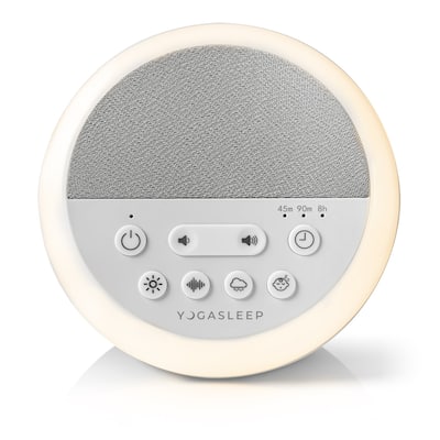 Yogasleep Nod Sound Machine and Night Light - White