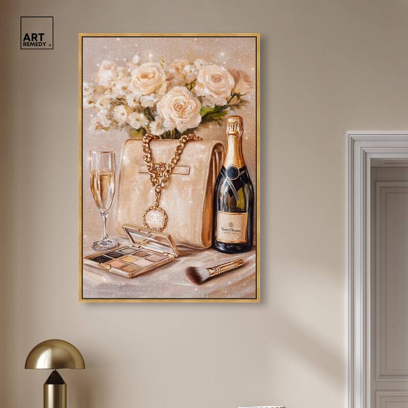 Make Up Drinks and Glam Canvas by Art Remedy