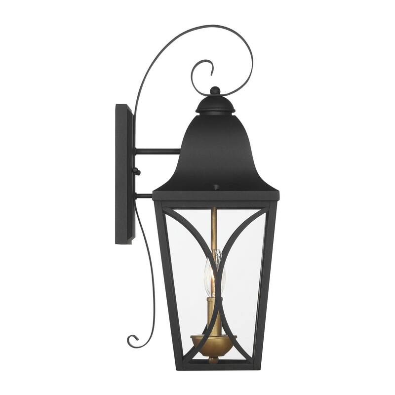 The Great Outdoors 73352 Cardigan 2 Light 21" Tall Outdoor Wall Sconce