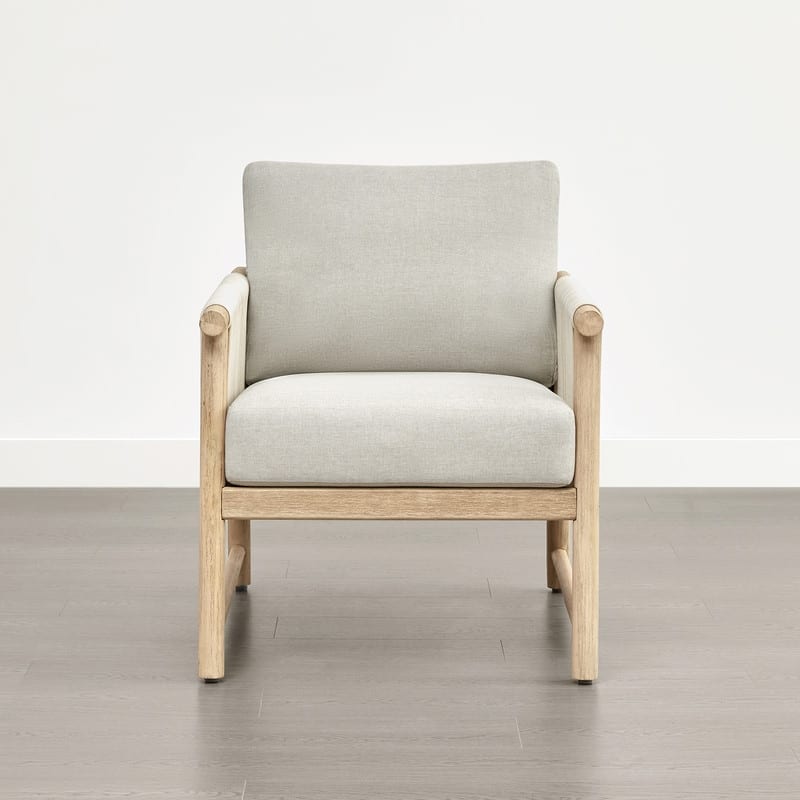 Lynn Outdoor Acacia Wood Patio Furniture Outdoor Chair