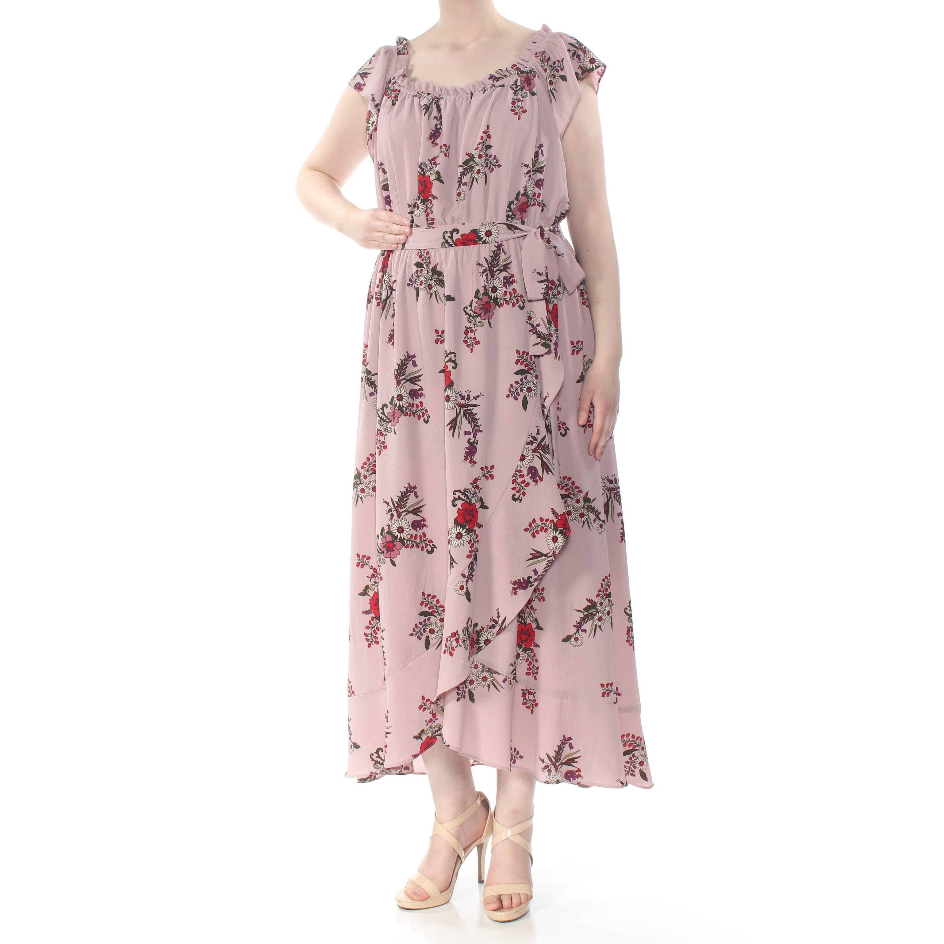 city chic pink floral dress
