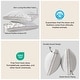 preview thumbnail 3 of 25, Medium-Firm 2-inch Gusset Feather and Down Pillows Set of 2