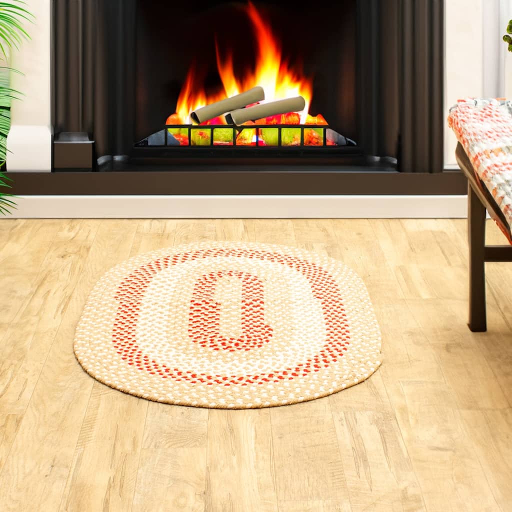 Braided Farmhouse Cotton Reversible Area Rug